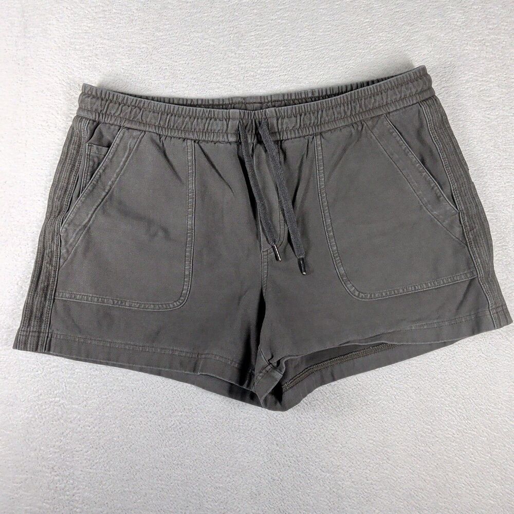 Athleta Farallon Short Active Elastic Waist Shorts size Large 14 Green - Picture 2 of 7